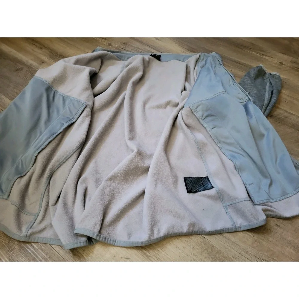 The North Face Jacket Mens XXL Gray Full Zip Fleece Lined‎ Mock Neck Grey